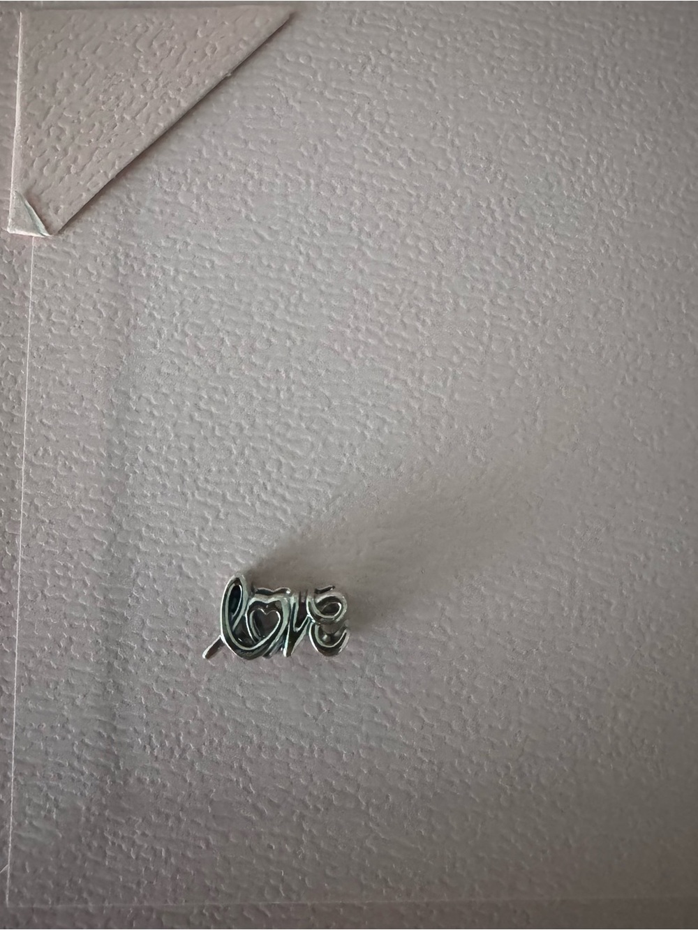 Silver 925 'Love' charm Pandora